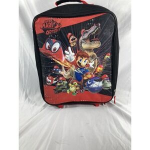 Super Mario odyssey Soft Side Rolling 15" Tall Carry-on Luggage